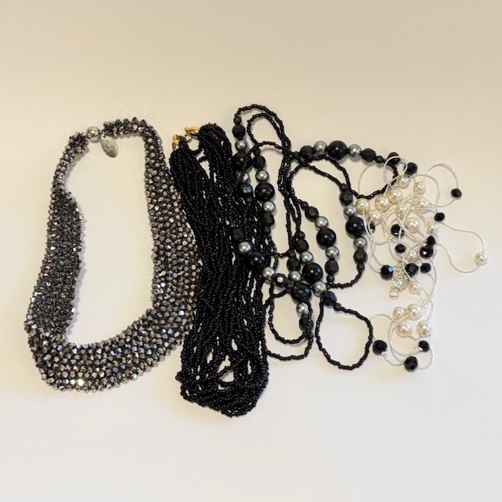 4 Dressy Holiday Festive Necklaces